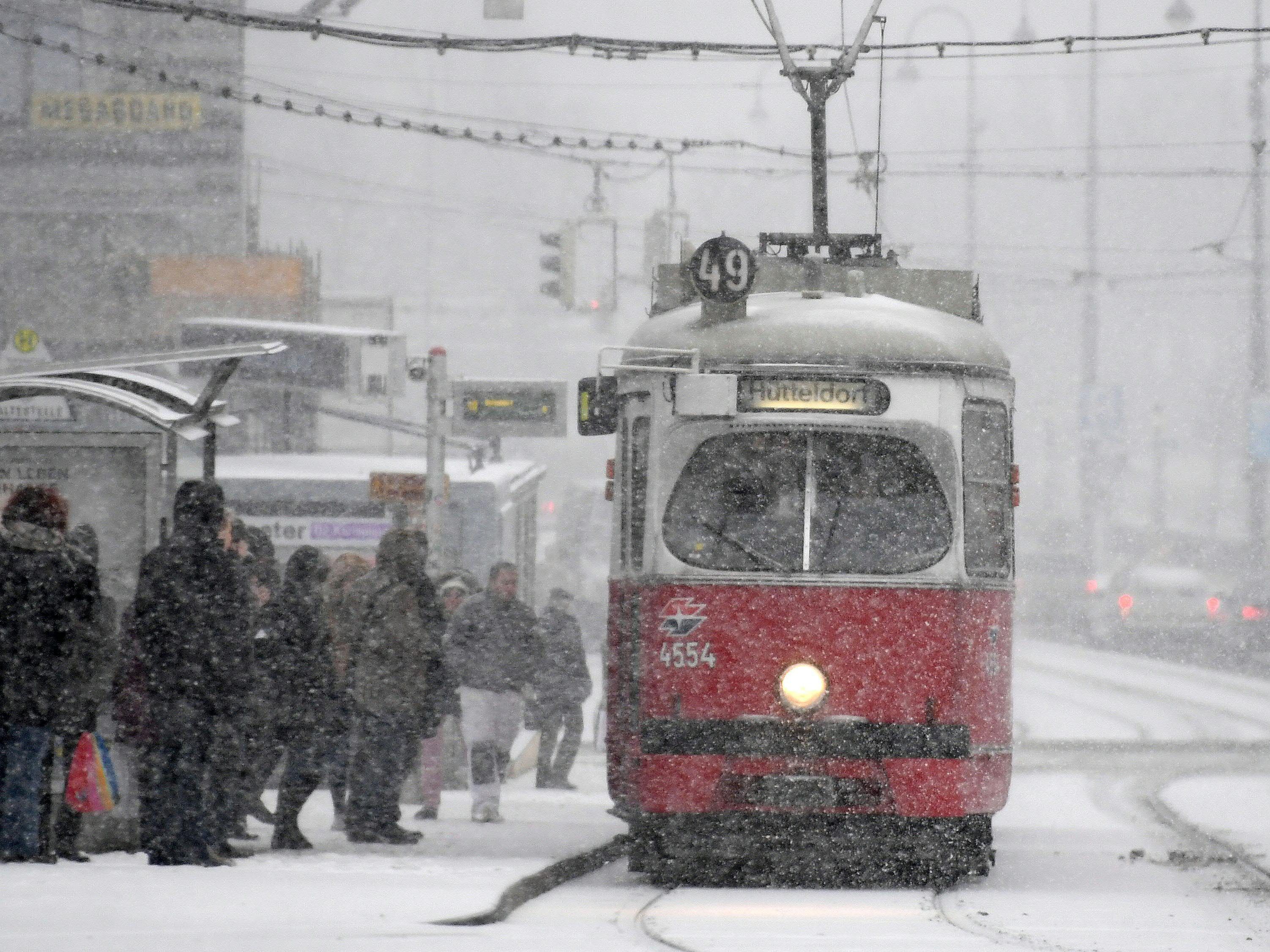 Am Donnerstag schneite es fast in ganz Österreich.