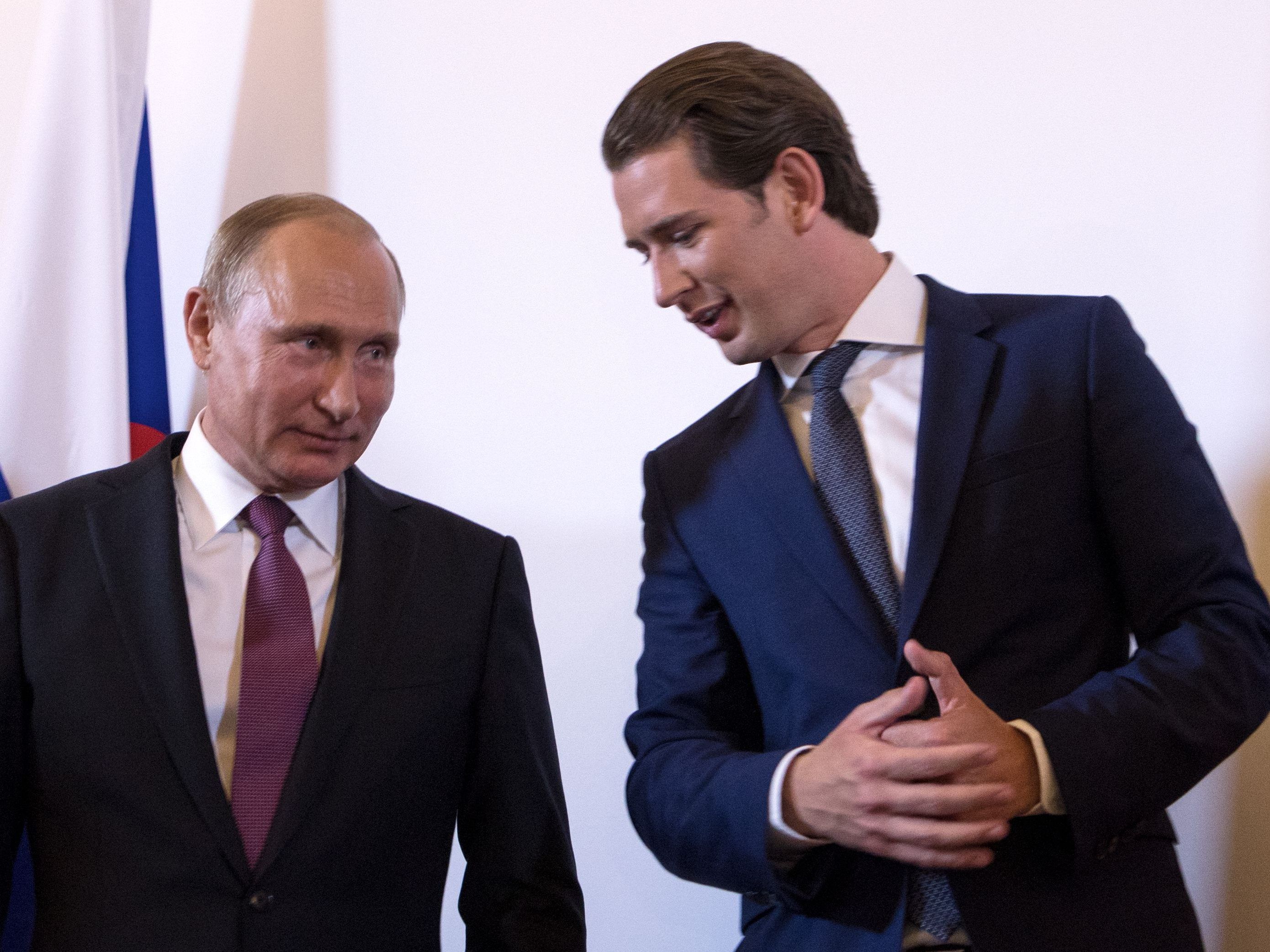 Kurz will, dass Russland und die EU aufeinander zugehen. Kurz will, dass Russland und die EU aufeinander zugehen.