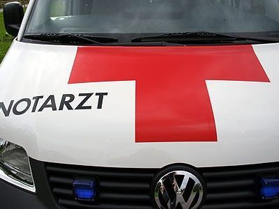 Der Mann wurde eingeklemmt.