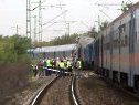 Ein Personenzug prallte auf einen Intercity