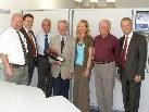 v.l.n.r: Roland Knünz, Mag. Christian Wagner, Wilfried Vettori, Alfred Schupp, Hannelore Schwark, Hubert Fessler, LDir. Otto Jenewein v.l.n.r: Roland Knünz, Mag. Christian Wagner, Wilfried Vettori, Alfred Schupp, Hannelore Schwark, Hubert Fessler, LDir. Otto Jenewein