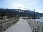Die Panorama-Promenade am Lochauer Ufer entwickelt sich.
