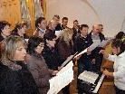 Der Kirchenchor Sonntag unter der Leitung von Petra Müller.