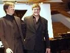 Stefan Eder und Johannes Wohlgenannt begeisterten im Saal der Villa Falkenhorst. Stefan Eder und Johannes Wohlgenannt begeisterten im Saal der Villa Falkenhorst.