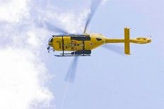 Verletzter wurde mit Rettungshubschrauber abtransportiert.