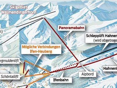 Skigebietserweiterung im Kleinwalsertal