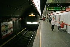 Die Station Rochusgasse der U3 wurde wegen eines Feuers gesperrt