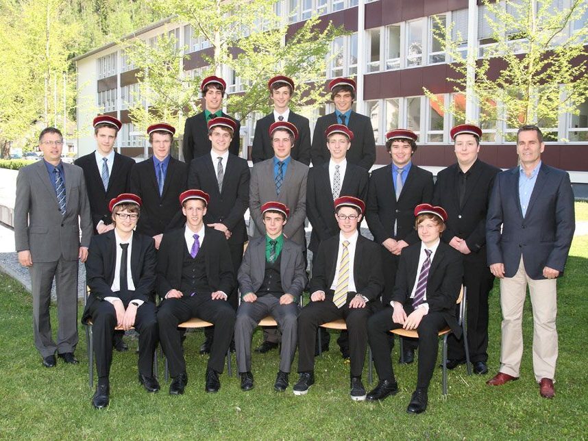 Die Maturanten der 8N2 des BG Bludenz