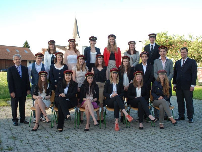 Die Maturanten der 8b des BORG Lauterach