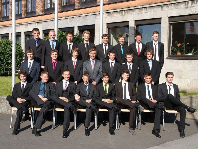 Die Maturanten der 5hk der HTL Bregenz