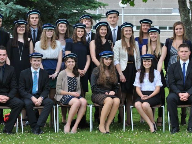 Die Maturanten der 5AHBTH (Bautechnik) der HTL Rankweil