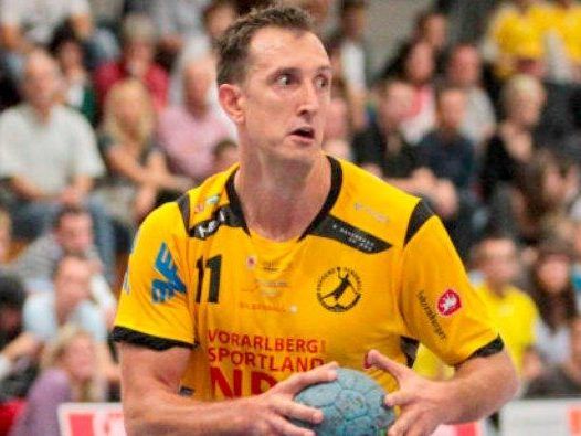 Drasko Mrvaljevic war mit sechs Treffer bester Bregenz-Scorer Drasko Mrvaljevic war mit sechs Treffer bester Bregenz-Scorer