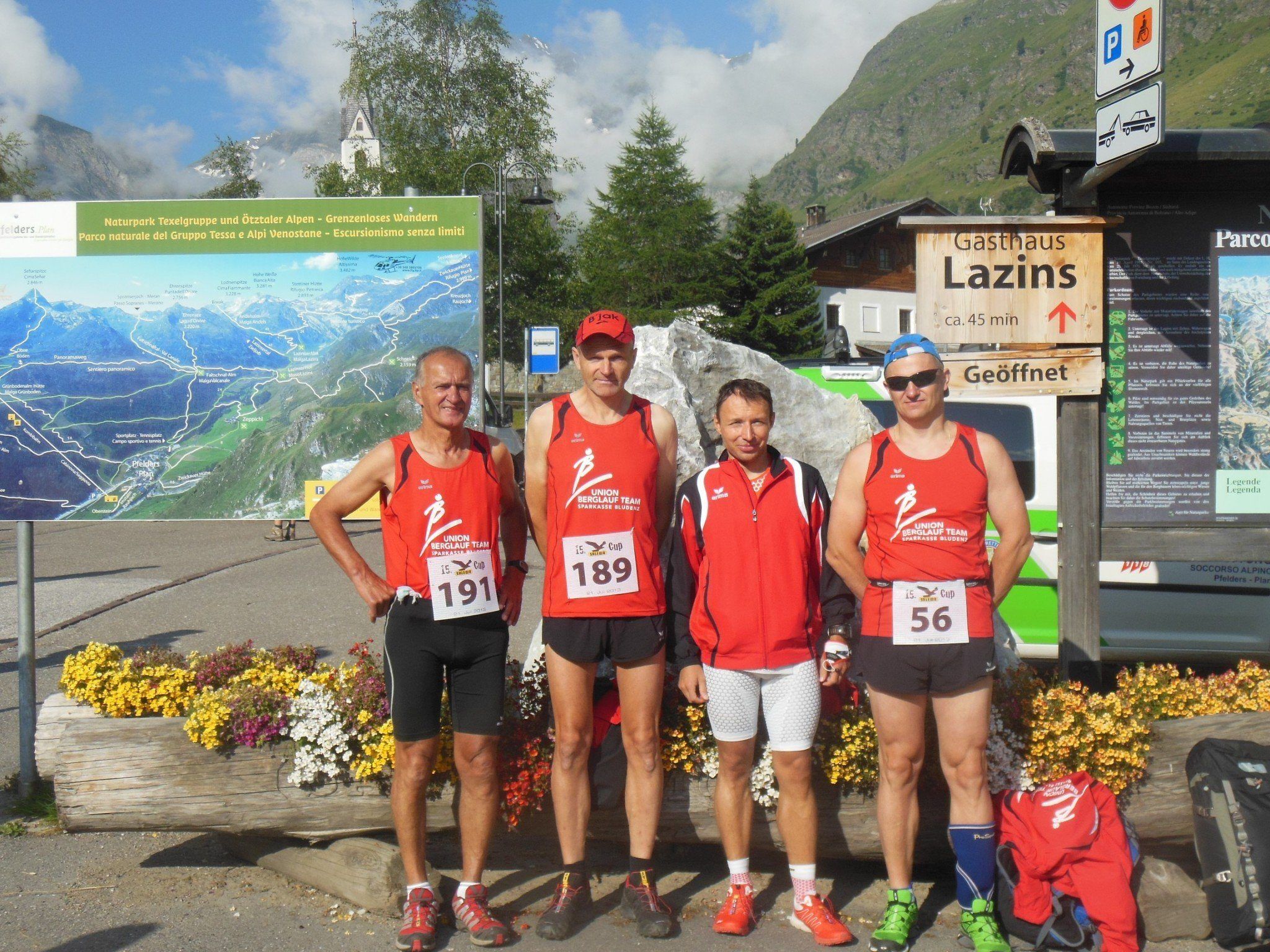 Die BLT Läufer genossen das Wochenende in Südtirol