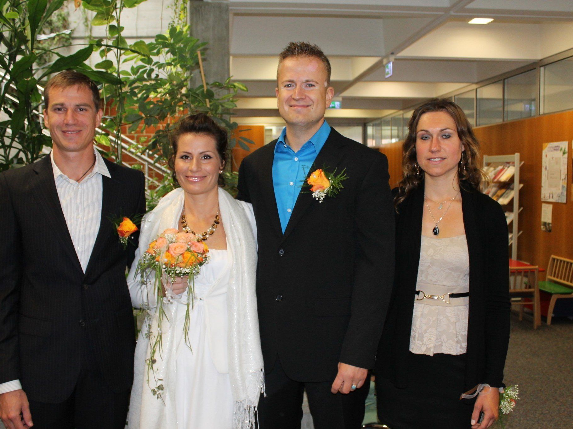 Melinda Nagy und Roland Hebenstreit haben geheiratet