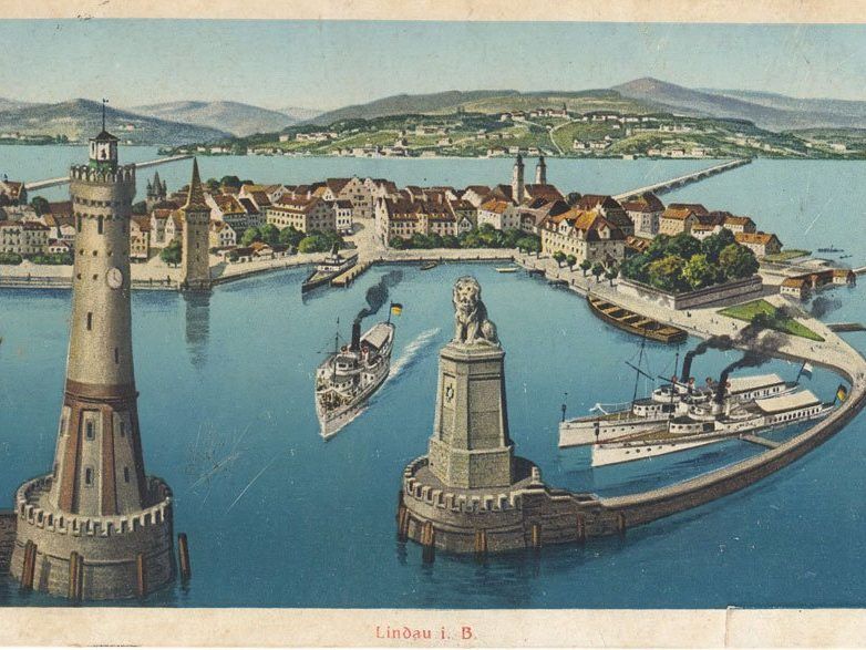 Lindau in vergangenen Tagen, eingesendet von Oskar Schwald.
