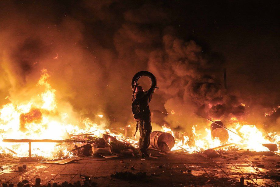 UKRAINE EU PROTESTS