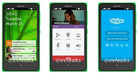Sieht so Nokias Android aus? (Bild: @evleaks) Sieht so Nokias Android aus? (Bild: @evleaks)