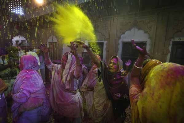 India Holi Festival Widows India Holi Festival Widows