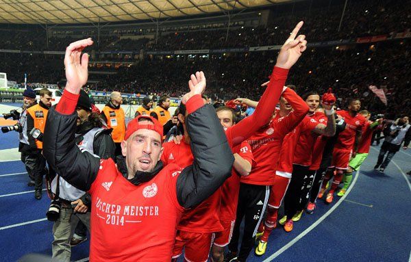 Ribery gibt Gas. Ribery gibt Gas.