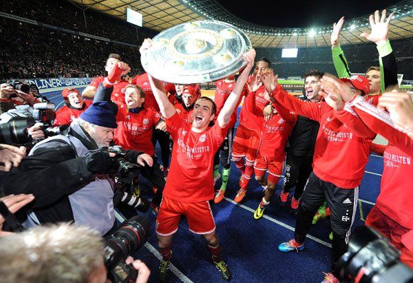 Deutscher Meister 2014: Bayern München.