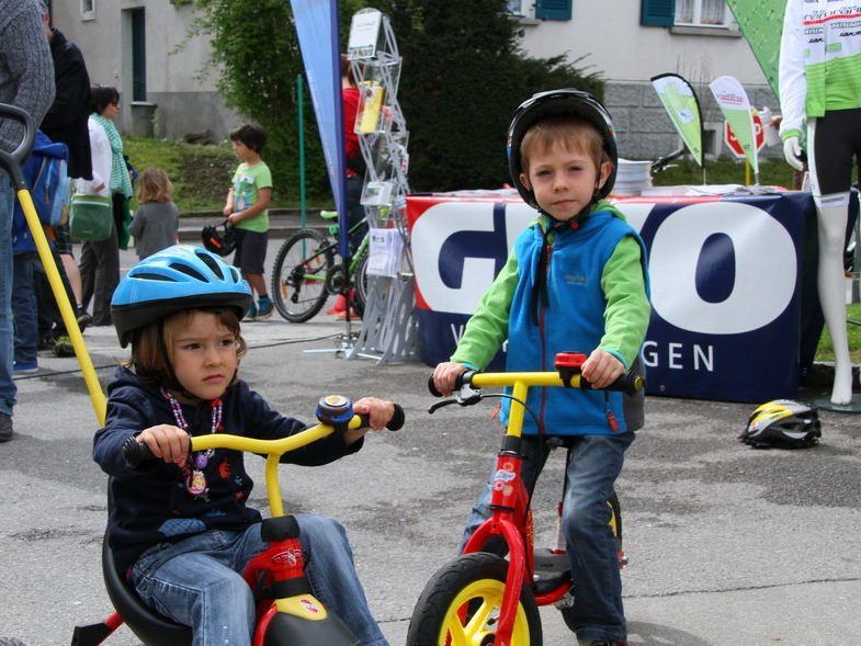 Der Käferle Kids Cup ist für viele Kinder der erste sportliche Auftritt mit dem Rad.