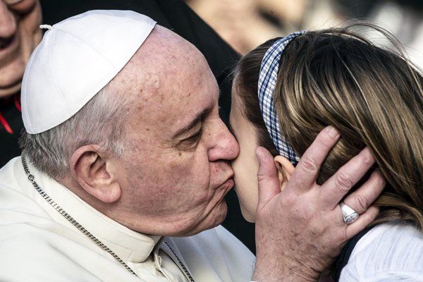 Einfach herzlich: Papst Franziskus.