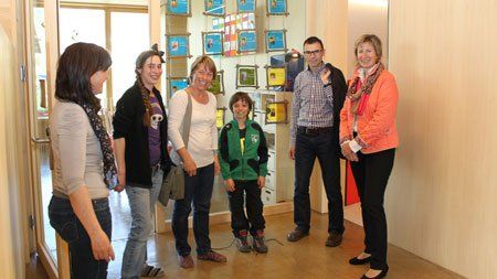 Besichtigung des neu errichteten Kindergarten Muntlix. Foto: VLK. Besichtigung des neu errichteten Kindergarten Muntlix. Foto: VLK.