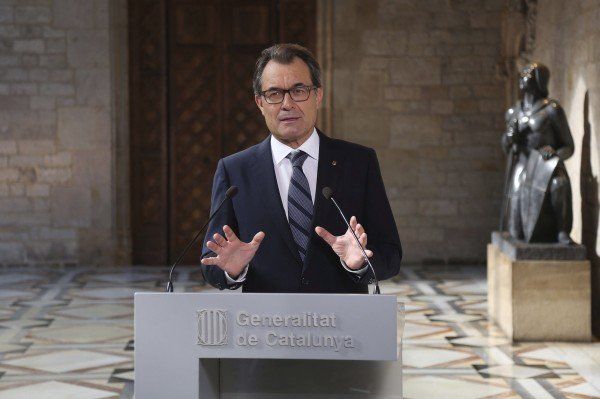 Der katalonische Präsident Artur Mas Der katalonische Präsident Artur Mas