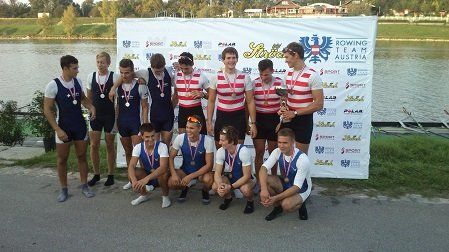 Bronze gab es für den U19-Doppelvierer (vorne) (c) Ruderclub MÖVE