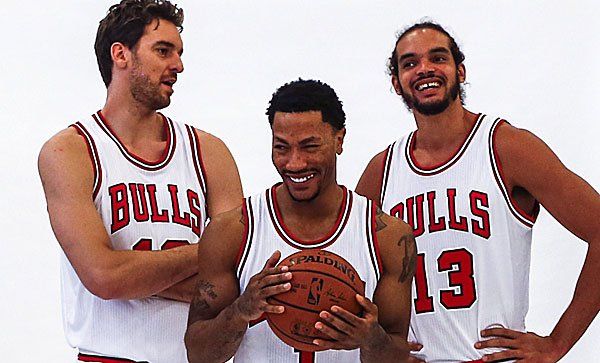 Die Chicago Bulls mit Gasol, Rose und Noah zählen zu den großen Favoriten auf den Titel. Bild: EPA