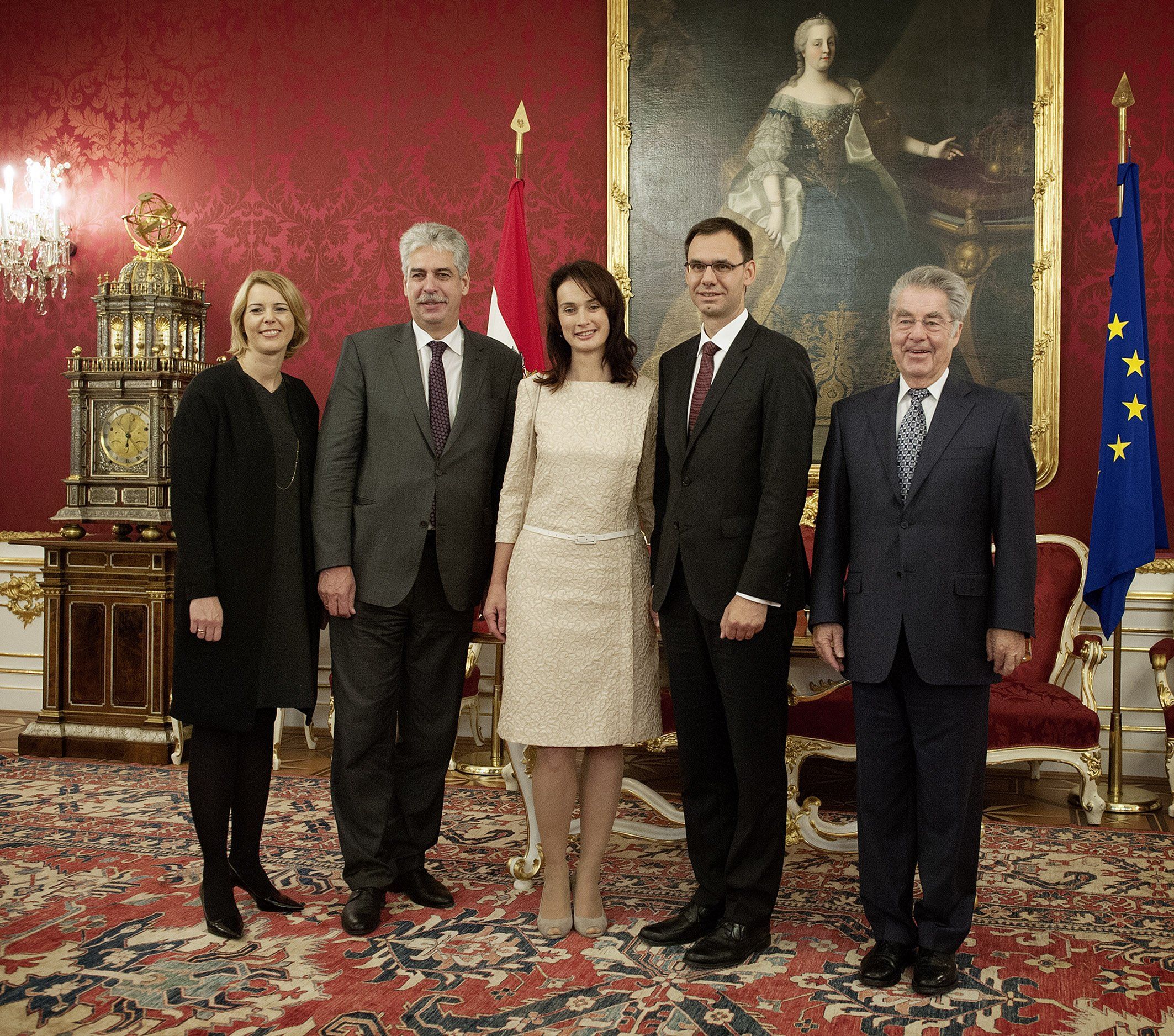 ANGELOBUNG DES WIEDERGEWHLTEN VORARLBERGER LANDESHAUPTMANNS: STESSL / SCHELLING / WALLNER / WALLNER / FISCHER ANGELOBUNG DES WIEDERGEWHLTEN VORARLBERGER LANDESHAUPTMANNS: STESSL / SCHELLING / WALLNER / WALLNER / FISCHER