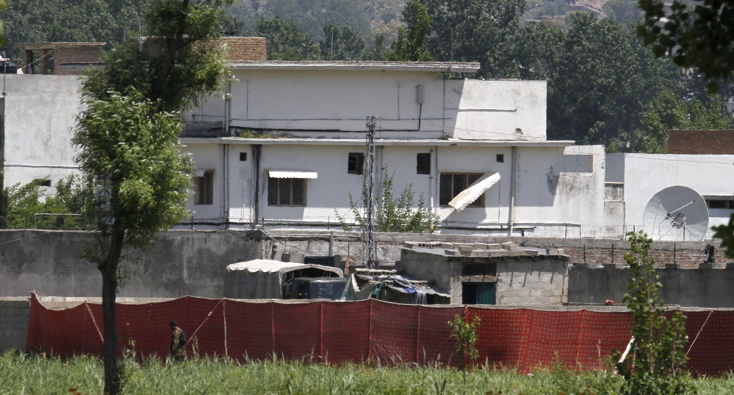 Das Haus in Abbottabad, in dem Osama Bin Laden sich versteckte. Foto: AP/ Anjum Naveed (Archiv)