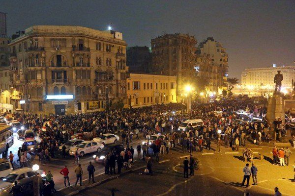 Neue Proteste auf dem Tahrir. (EPA)