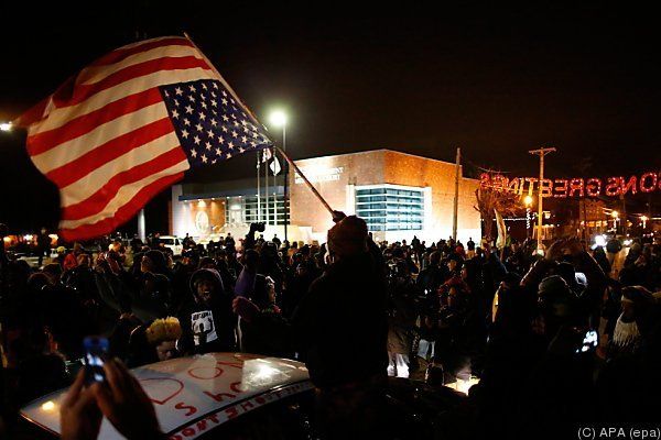 In den USA kam es zu vielen Demonstrationen und Unruhen. APA/epa