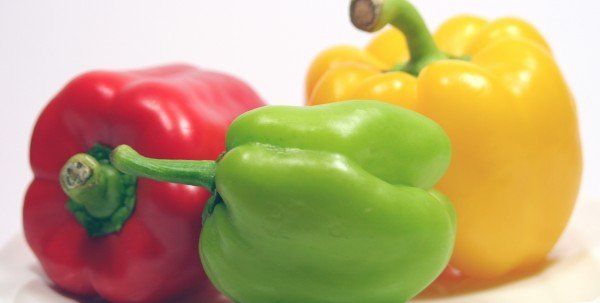 Paprika - coloured peppers