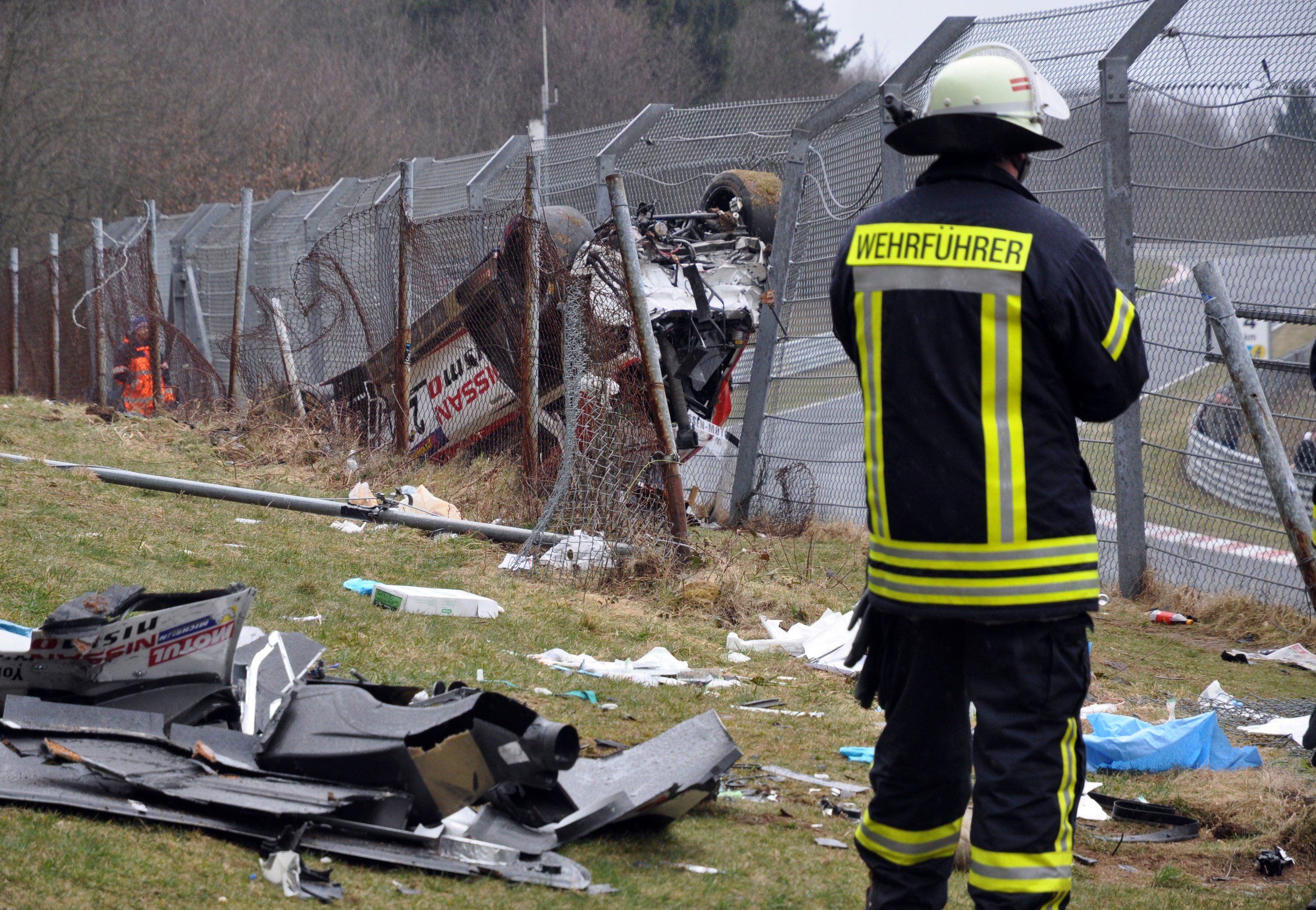 Nrburgring - Unfall bei Langstrecken-Rennen Nrburgring - Unfall bei Langstrecken-Rennen