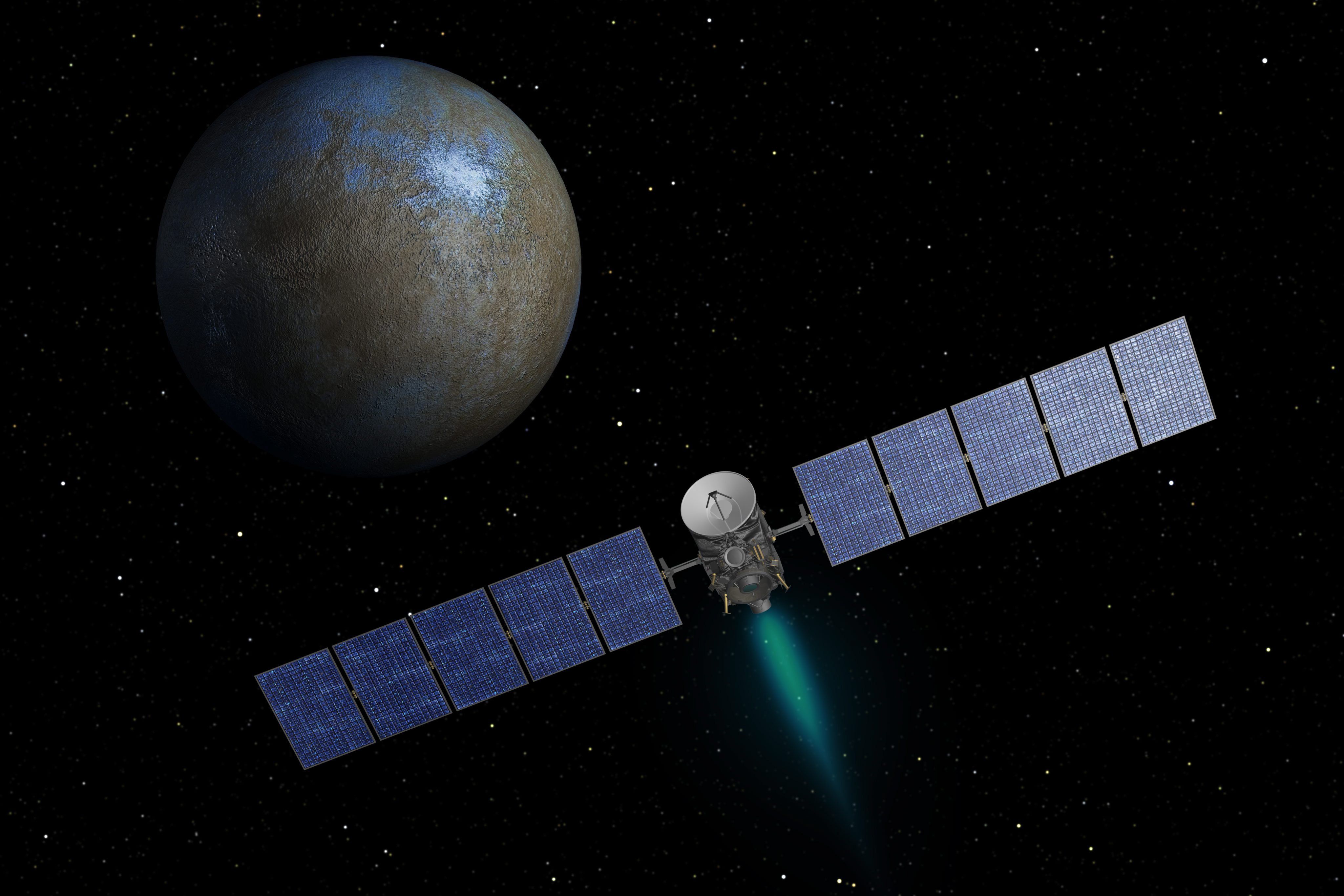 Tag für Tag nähert sich die Sonde "Dawn" nun dem Zwergplaneten Ceres -EPA