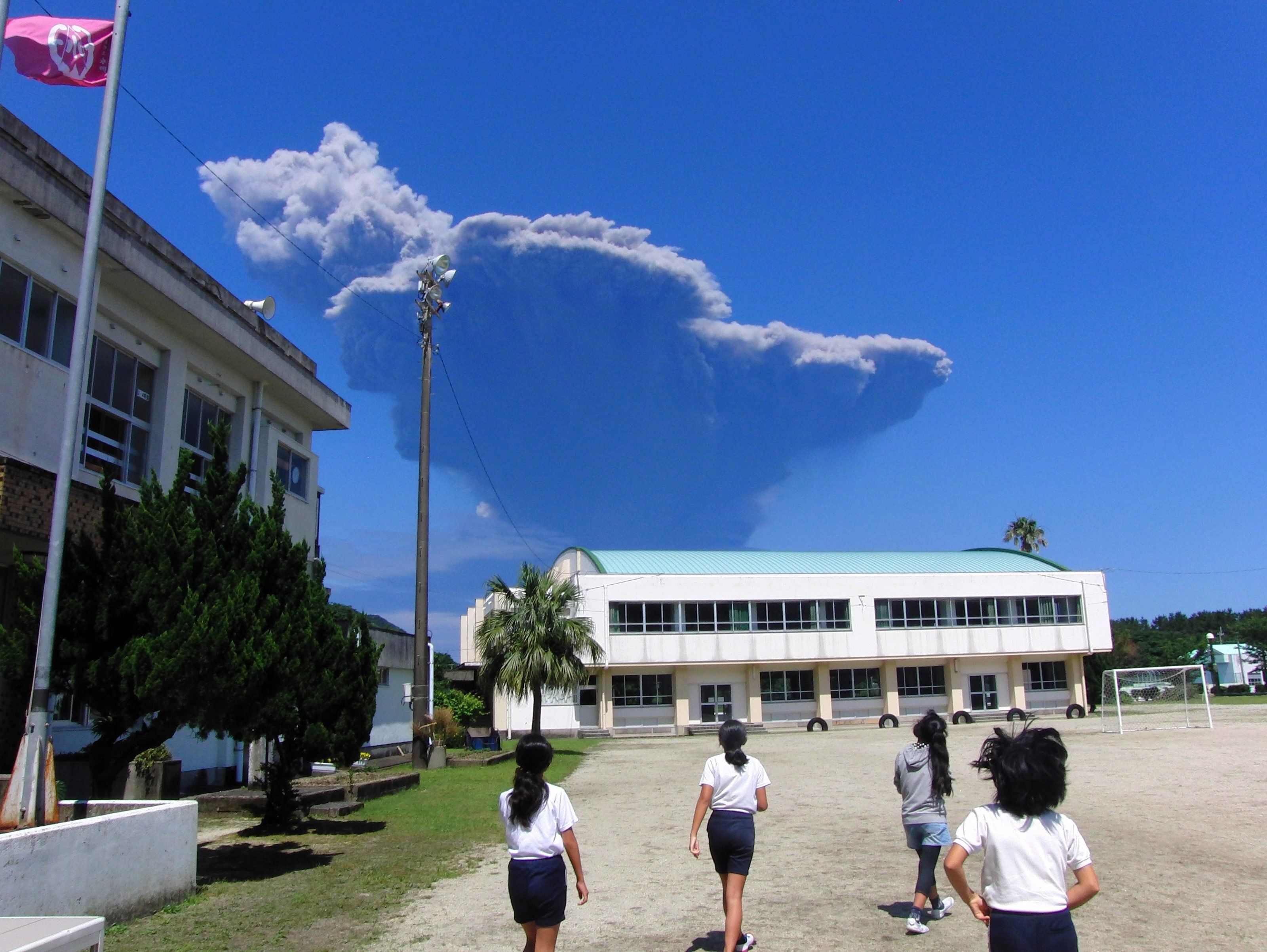 JAPAN VOLCANO ERUPTION