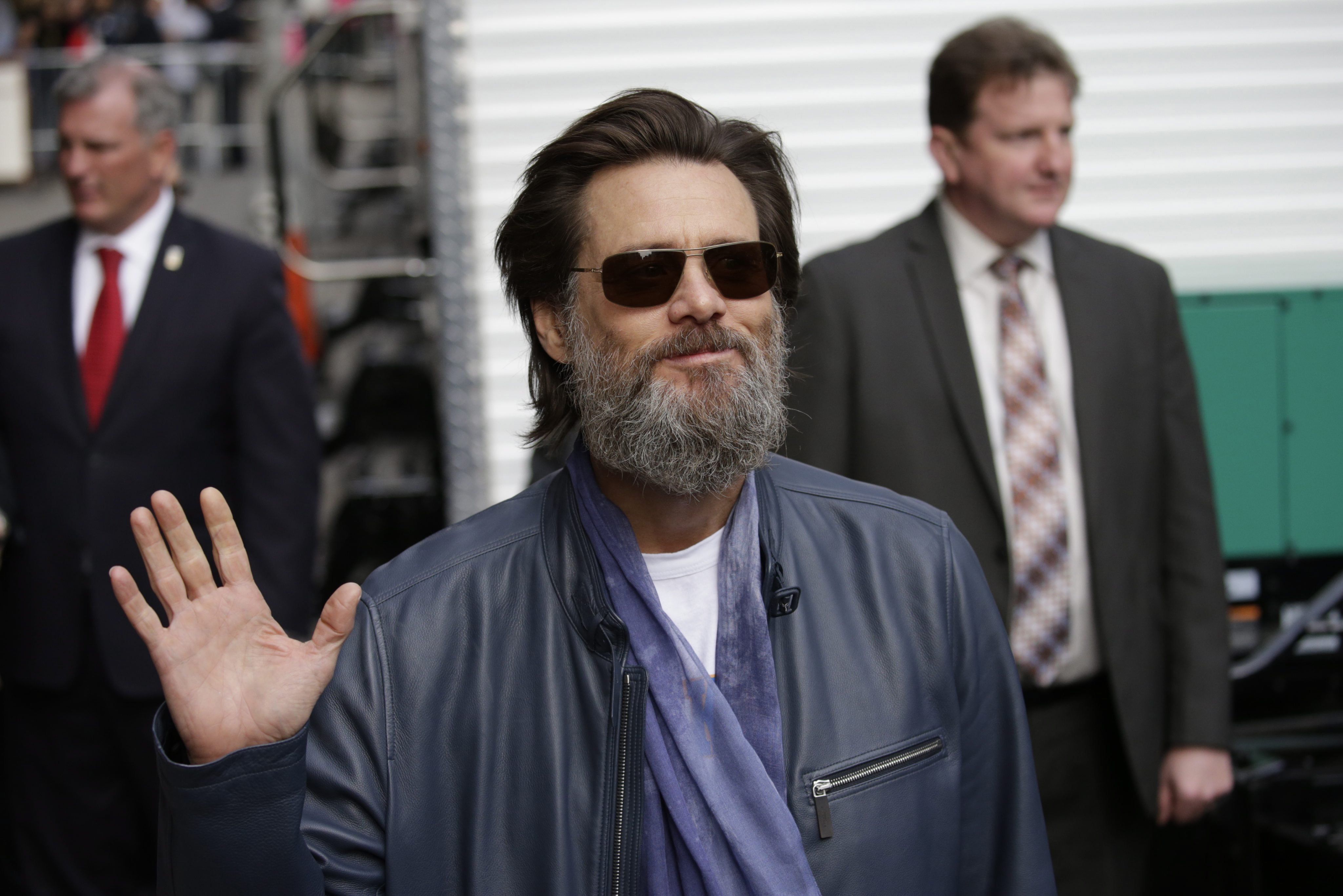 Auch der Komiker Jim Carry war bei der "Final Show" dabei - EPA