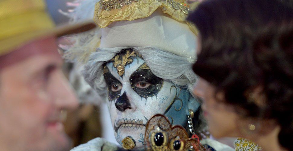 Dieses Make-up hat vermutlich viel Vorbereitung gekostet.