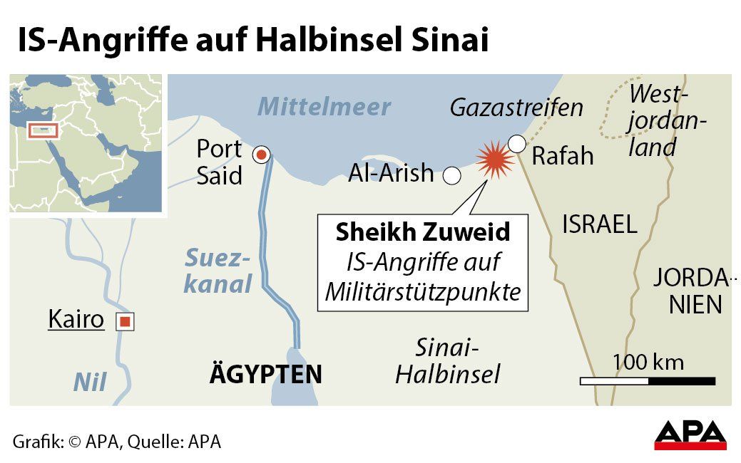 IS-Angriffe auf Halbinsel Sinai IS-Angriffe auf Halbinsel Sinai