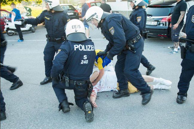 Insgesamt gab es 25 Festnahmen./Neumayr/MMV