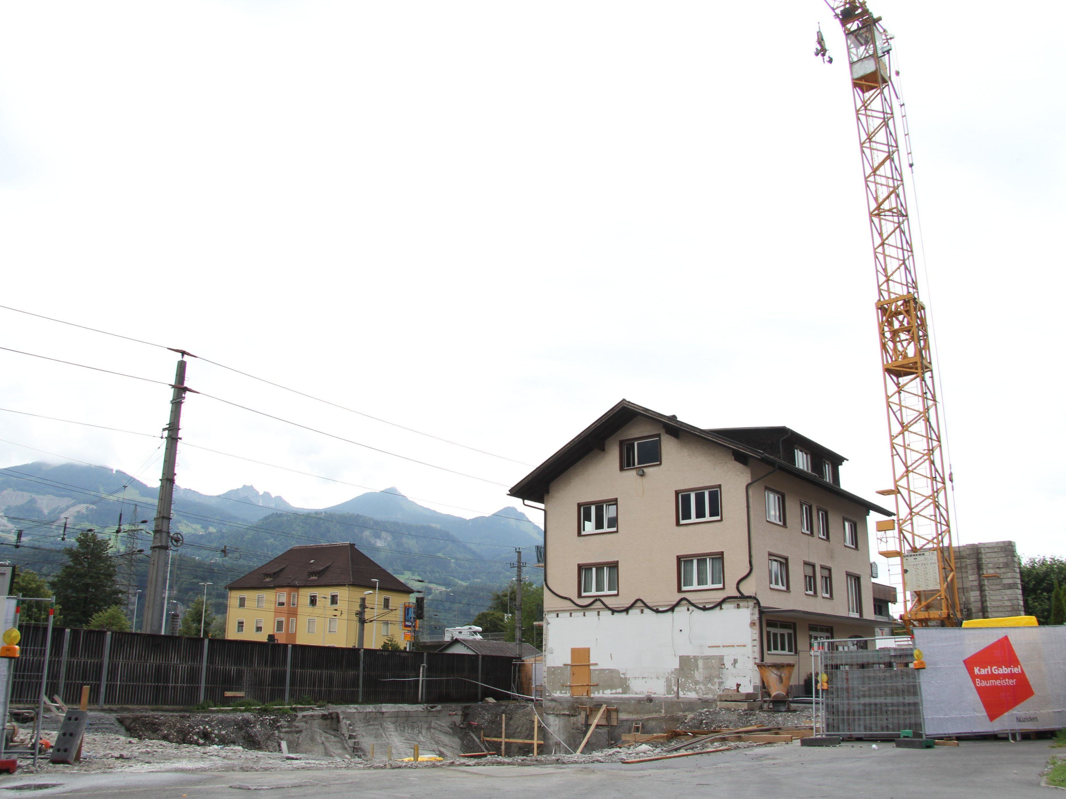 Seit einem Monat baut man in Bludenz an der neuen Moschee.