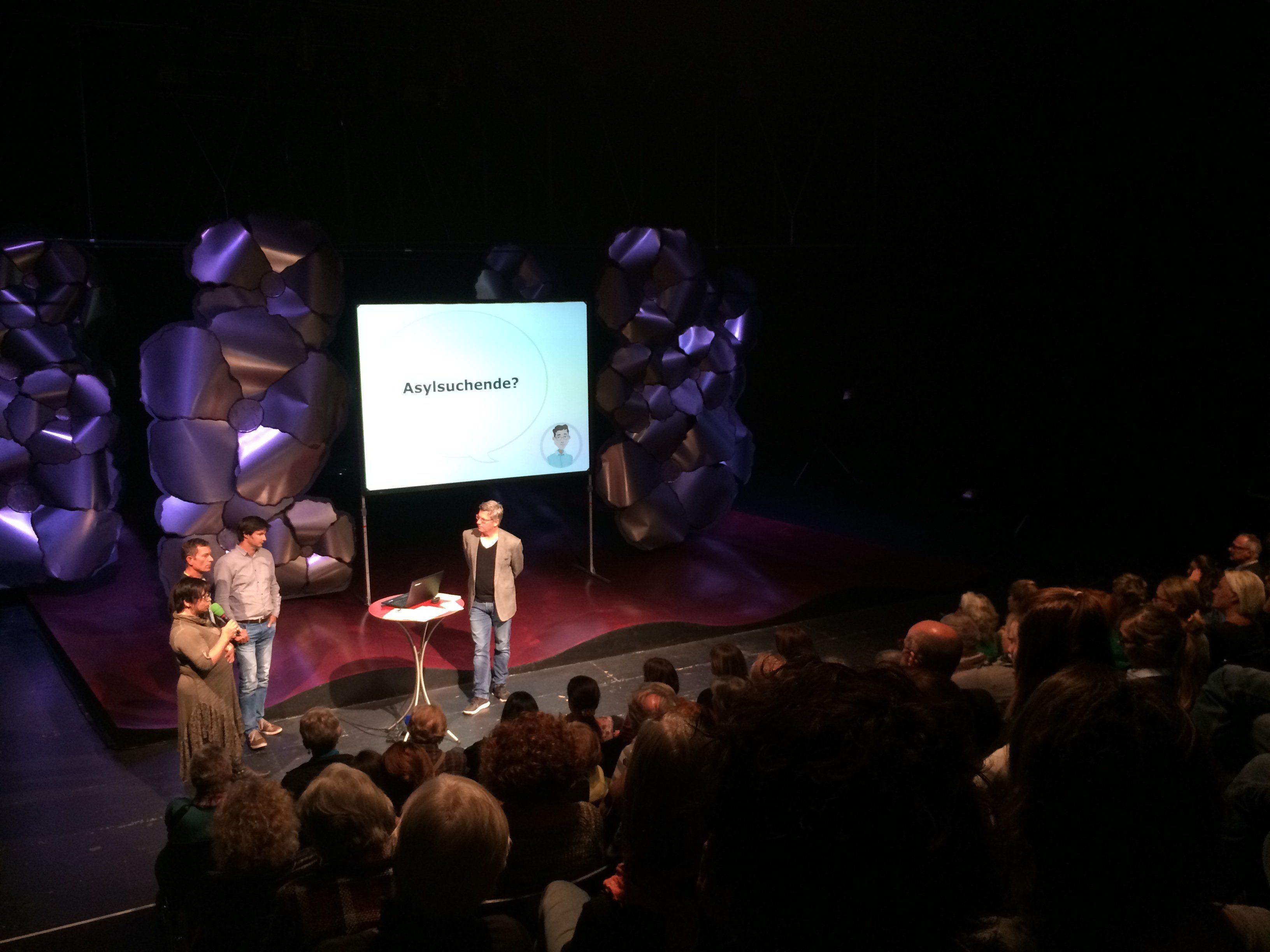 Informationsveranstaltung im Theater Kosmos