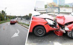Bilder vom Unfallsort an der A22.