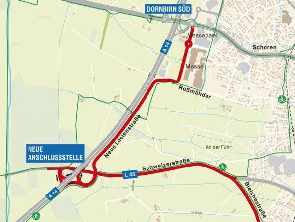 Der geplante A14-Anschluss Der geplante A14-Anschluss
