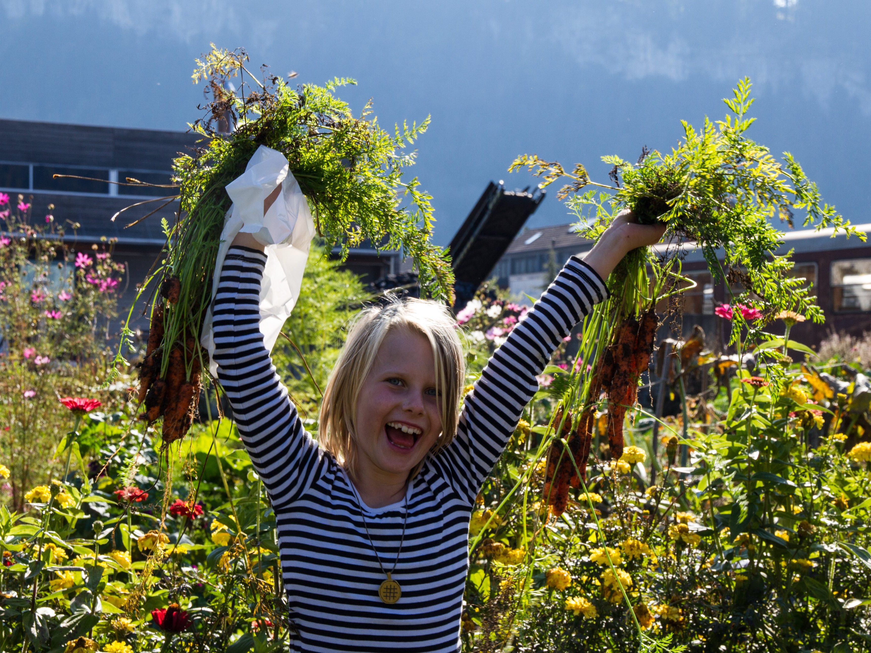 Der Garten für die junge Familie