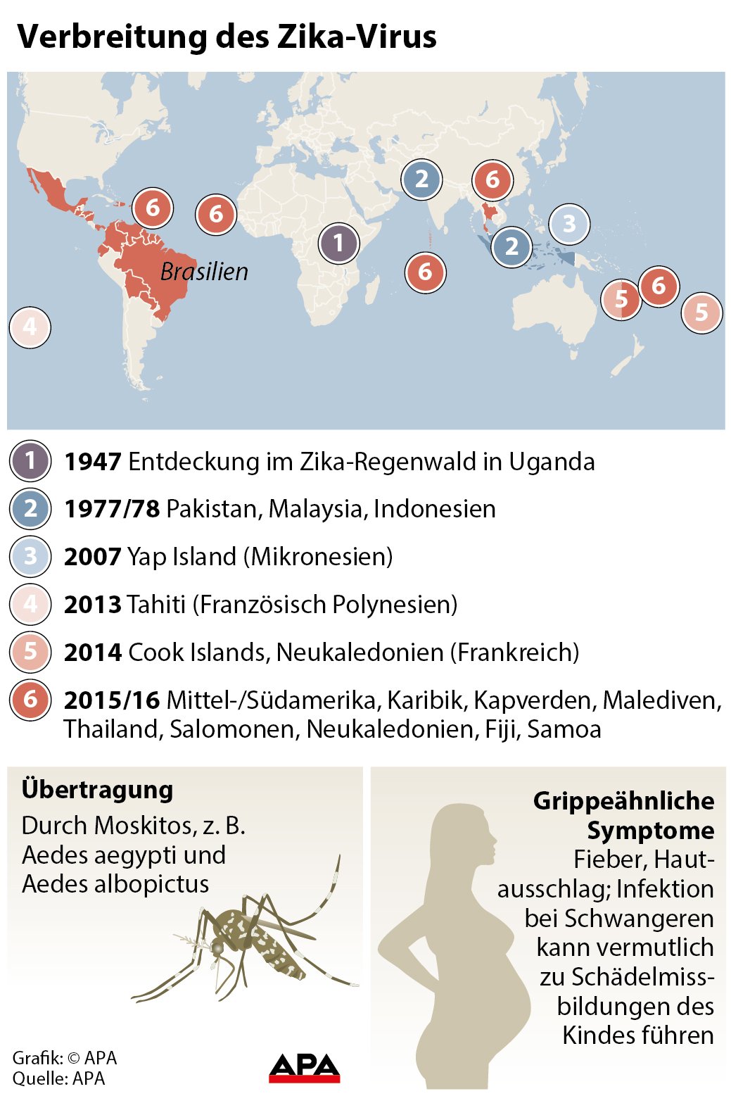 Zika-Virus in Lateinamerika - ERWEITERT