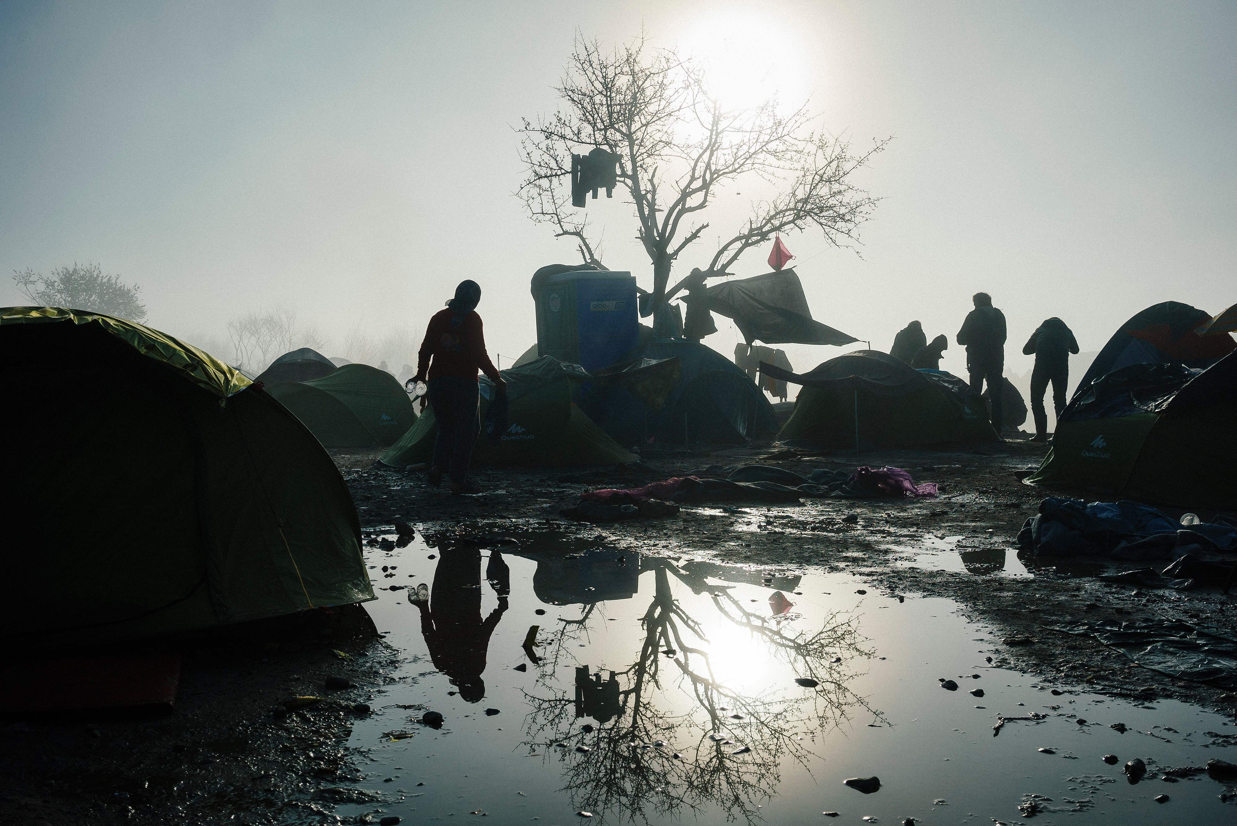 TOPSHOT-GREECE-MACEDONIA-EUROPE-MIGRANTS TOPSHOT-GREECE-MACEDONIA-EUROPE-MIGRANTS