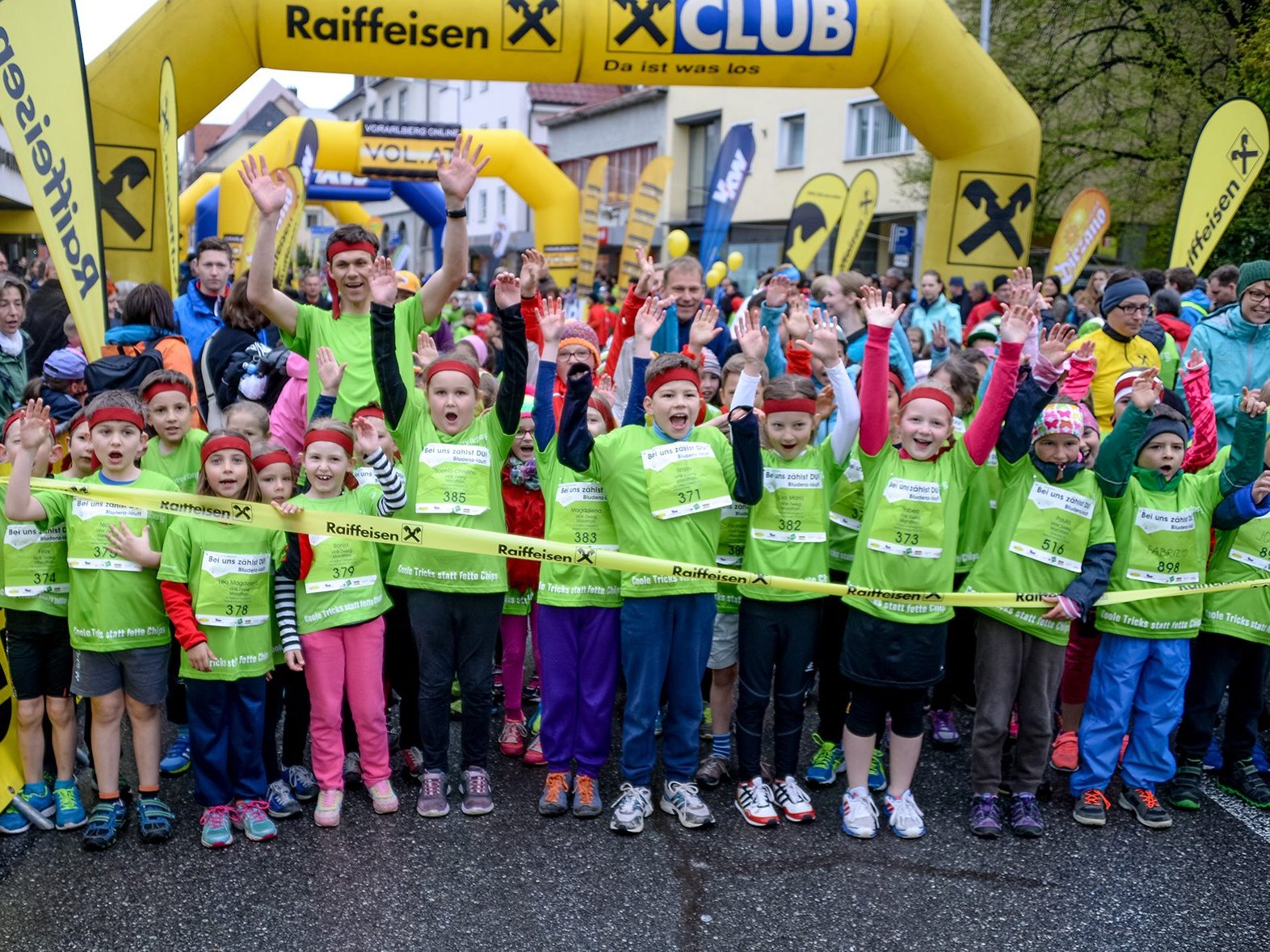 2000 Kids sind beim Kindermarathon in Bludenz am Start